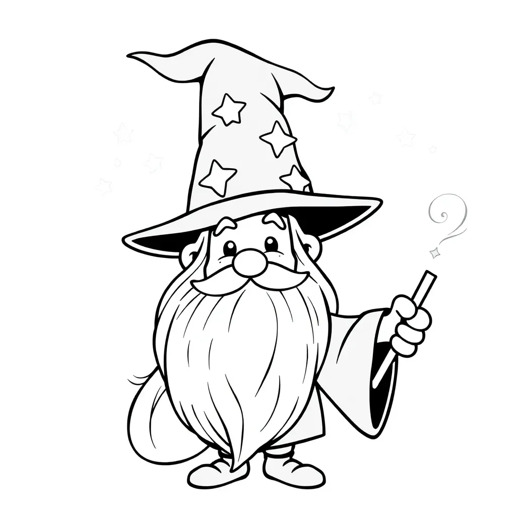 Cartoon Coloring Page 3