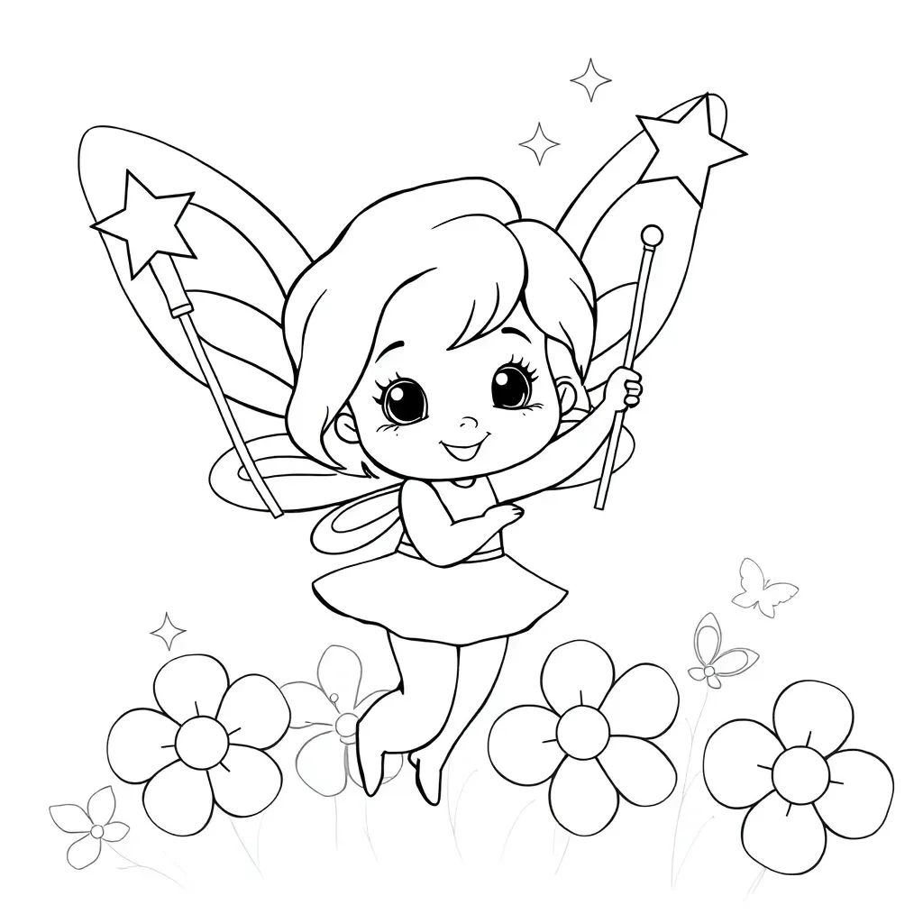 Cartoon Coloring Page 5