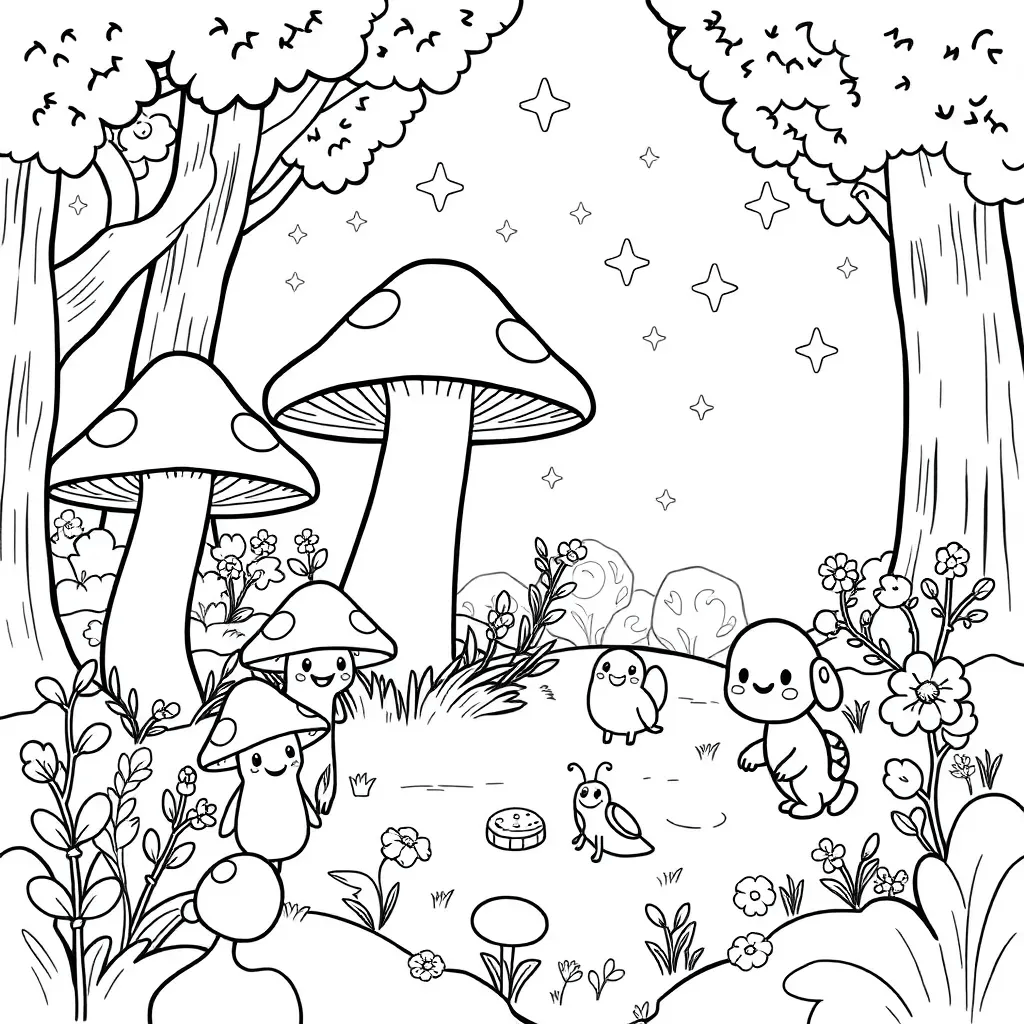 Nature Coloring Page 5
